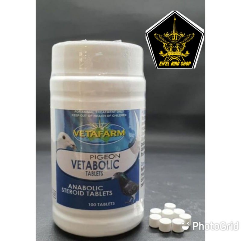 VETABOLIC VETAFARM 1 butir atau 1 pcs pertumbuhan tulang dan otot burung merpati