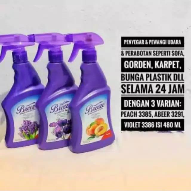 Breeze my way/ pewangi ruangan extra 24 jam