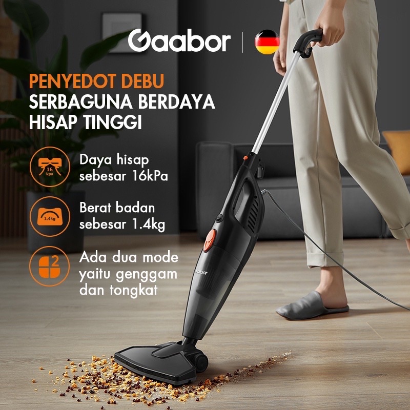 GAABOR VACUUM PENYEDOT DEBU  KAPASITAS 1,5 LITER GVCW-M15A /   GVCW-M15A01 100% ORI