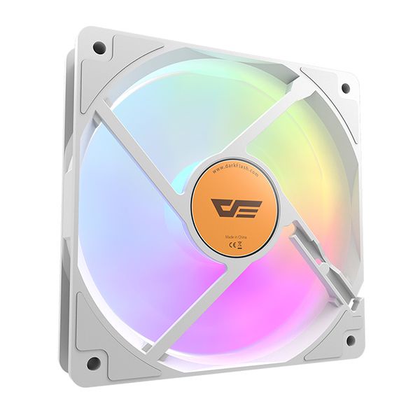 Fan 12cm DarkFlash CL12 Rainbow RGB LED (Black Pink White) Aigo Casing