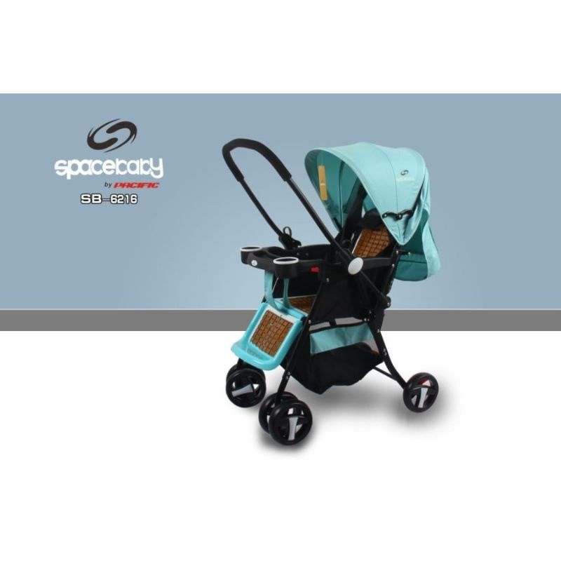 PRELOVED SPACE BABY Stroller SB 6216 Kereta Dorong Bayi Hadap Depan Belakang GRATIS ALAS STROLLER