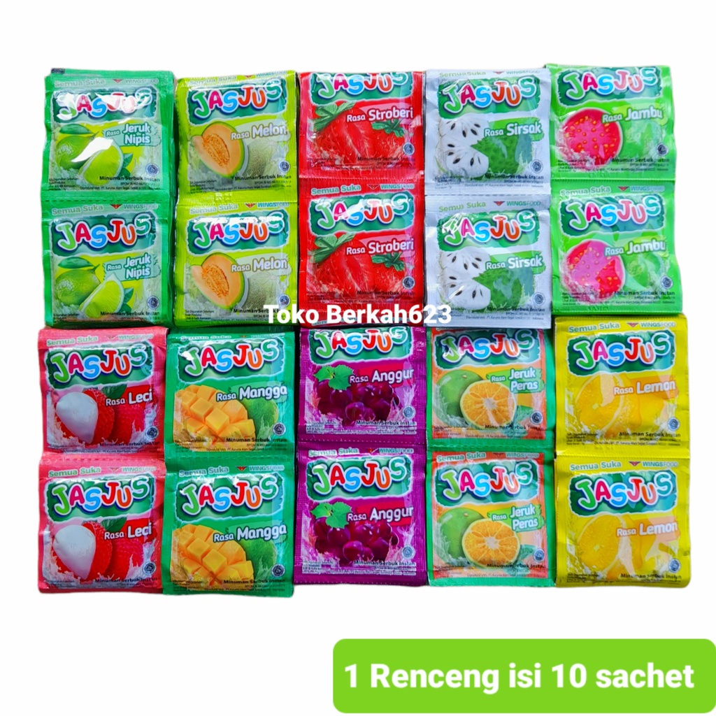 

JASJUS Minuman Serbuk Instan 1 Renceng Isi 10 Sachet