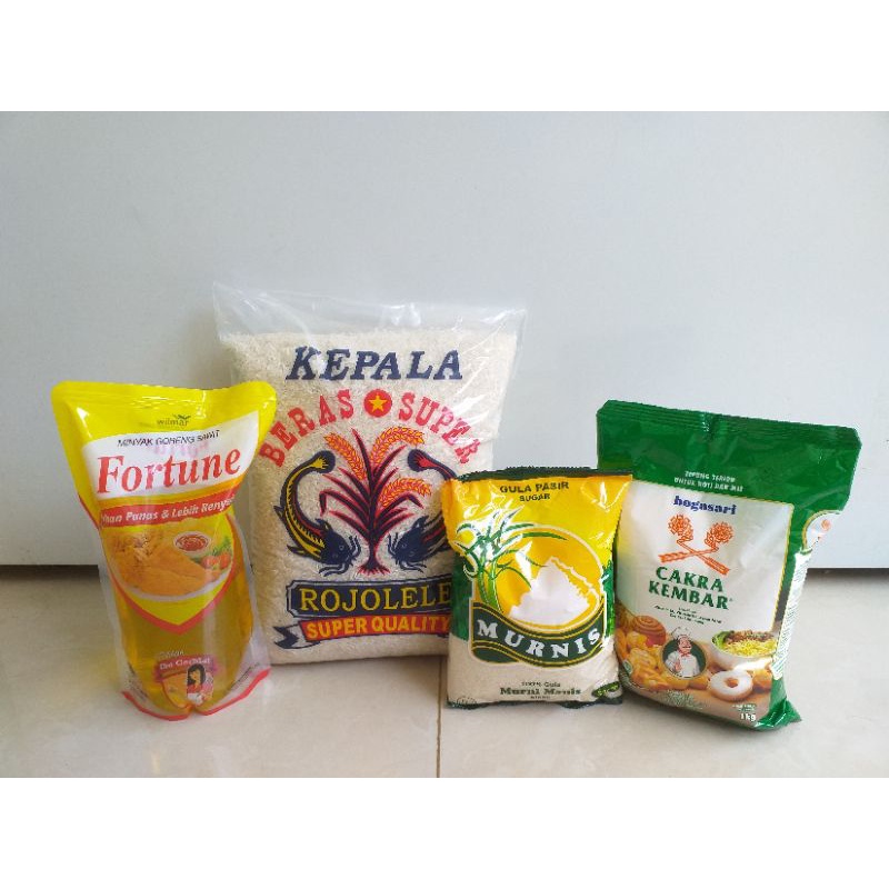 

Paket Sembako Beras Gula Minyak Tepung