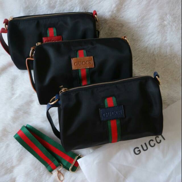 Black Gucci Mini Round Bag