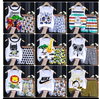 SETELAN BAJU BAYI / SET SINGLET BABY BOY / BAJU ANAK CEWEK / BAJU BAYI PEREMPUAN WEDOK 1 - 4 TAHUN