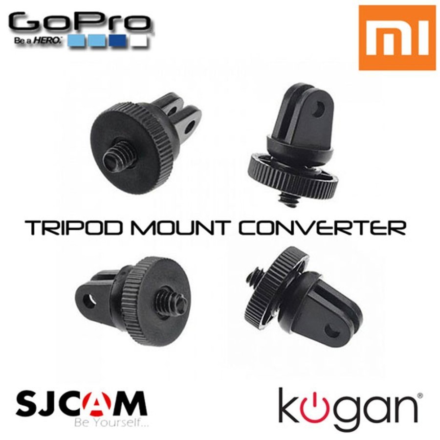 Gopro Mount to Tripod Skrup 1/4 Kamera Action Cam Adapter Converter