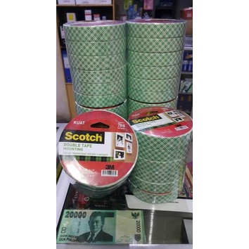 

Double Tape Foam Scotch Mounting Tape 24mm x 3m ATK CUCI GUDANG