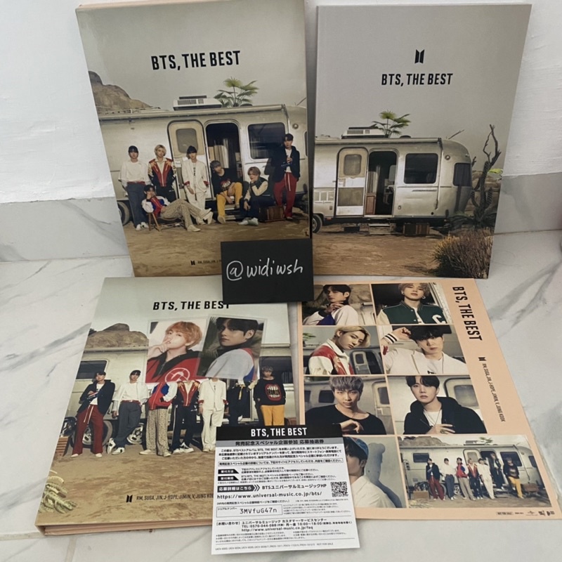 Fullset Album BTS BEST JPFC + pc taehyung