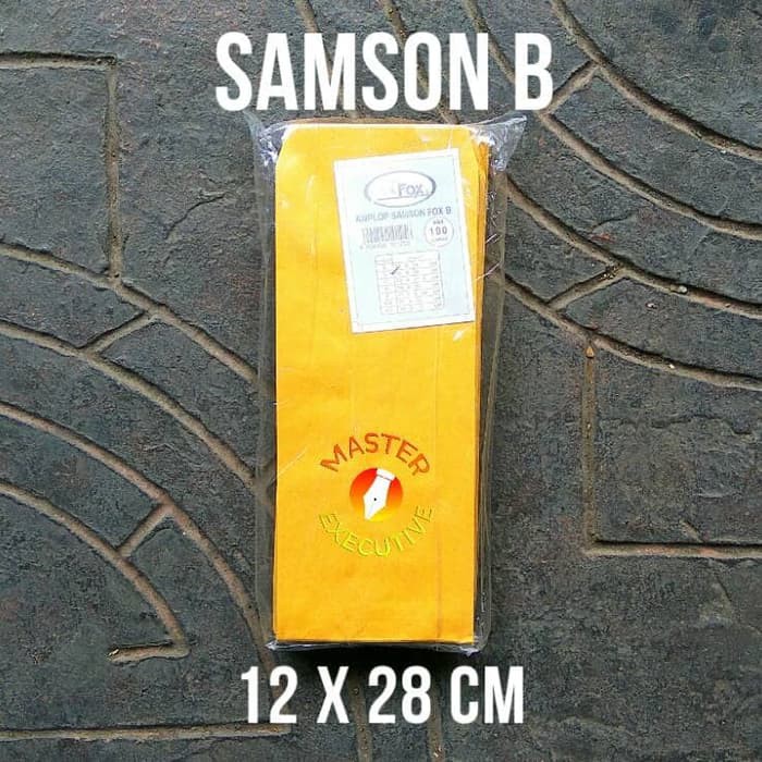

Fox Amplop B Samson Coklat 12 x 28 cm Super Kabinet Promo