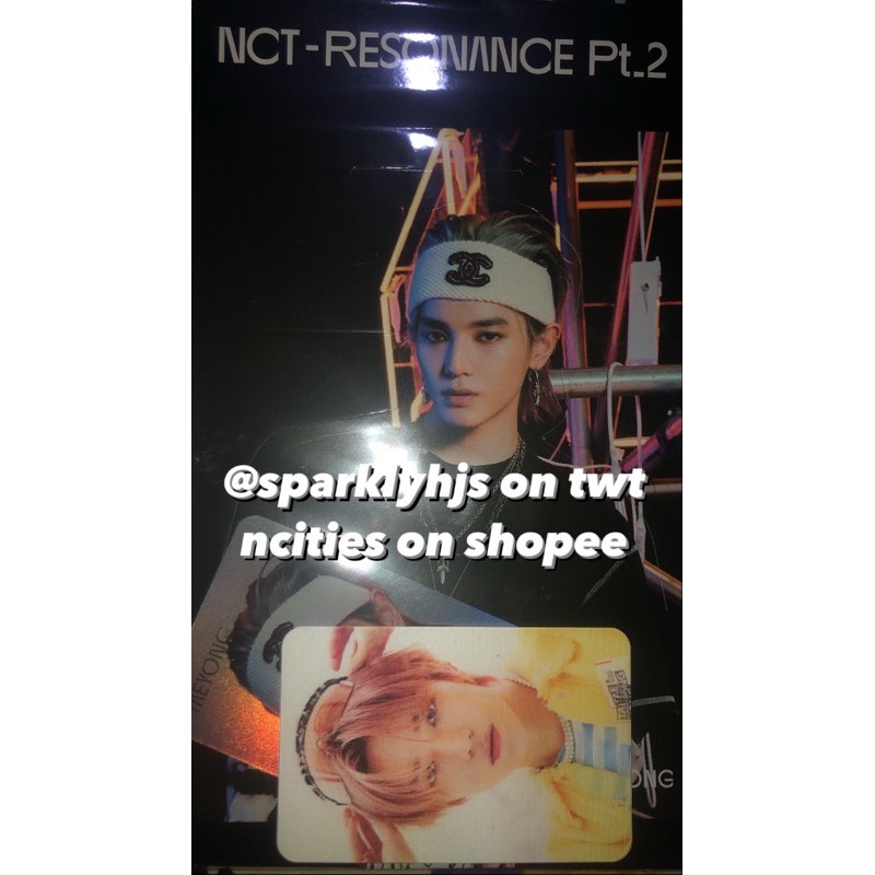 [PELUNASAN] STANDEE HOLO NCT PT 2 TAEYONG