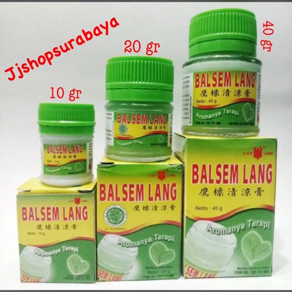 [40GR] [BPOM] Balsem Lang 40GR | 40 gram | Balsem Eucalyptus_Cerianti