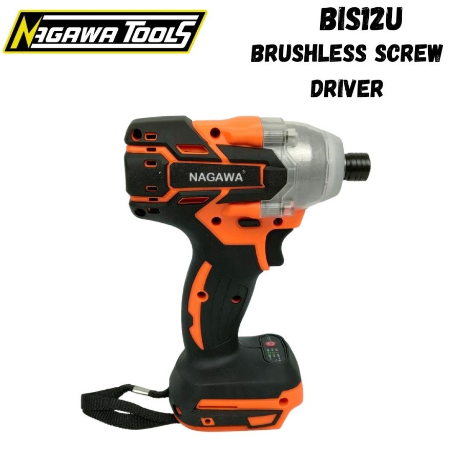 BRUSHLESS IMPACT DRIVER NAGAWA BIS12U ( UNIT ONLY )