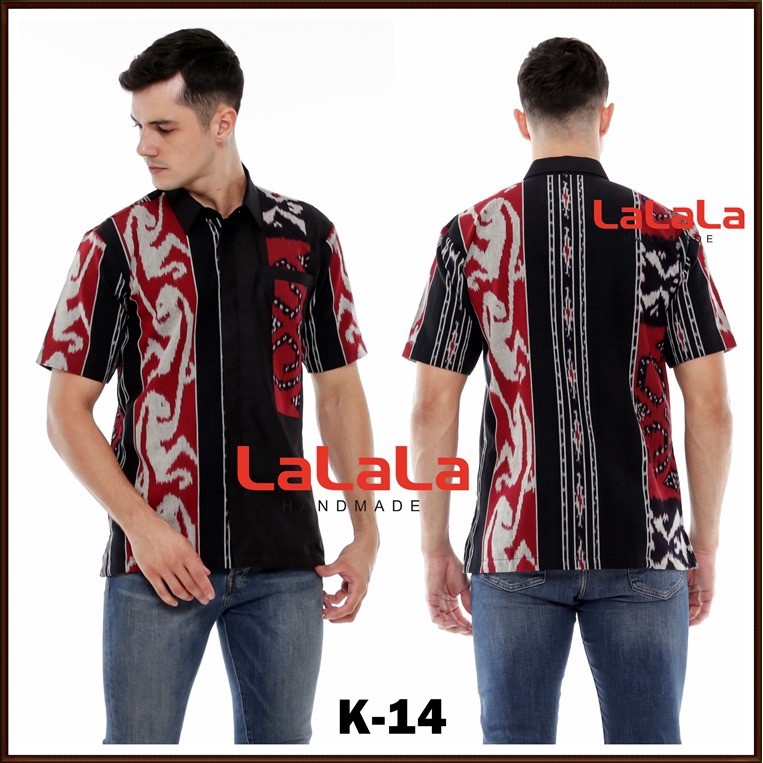 Atasan tenun motif toraja sumba asmat ntt original premium