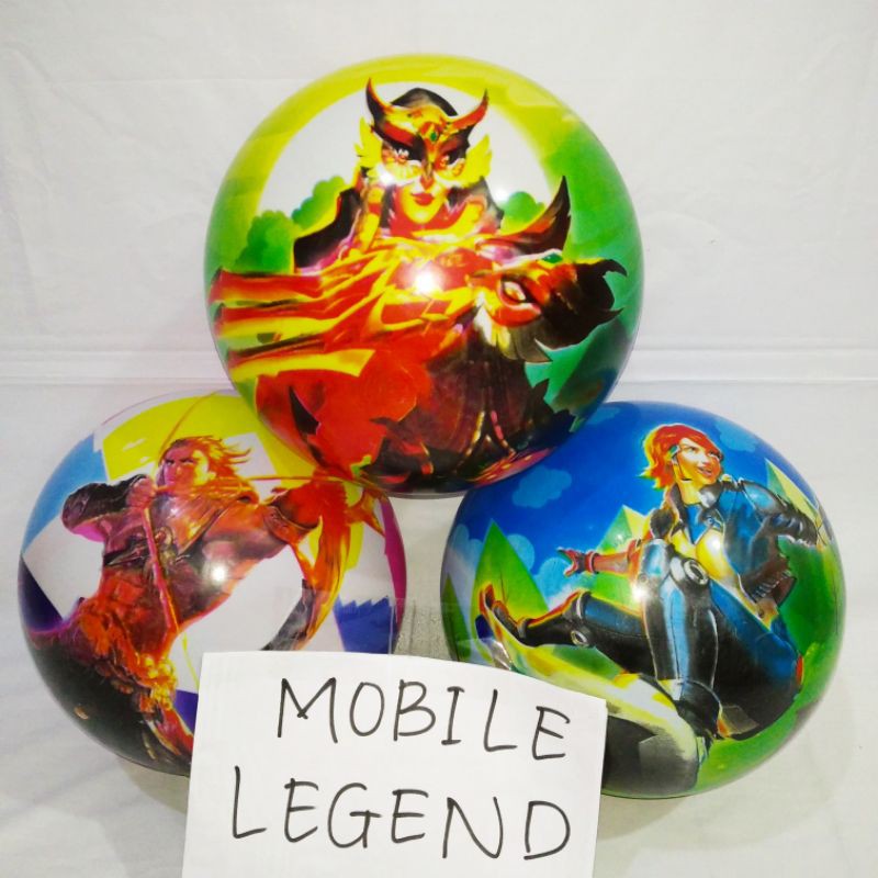 Mainan Bola Karet / (SNI) Bola Karet Karakter Mobile Legend