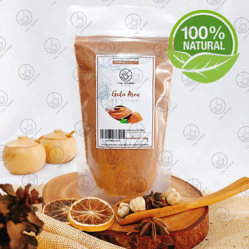 250gr Gula Aren Murni / Palm Sugar / Rempah / JSR 100% PREMIUM QUALITY