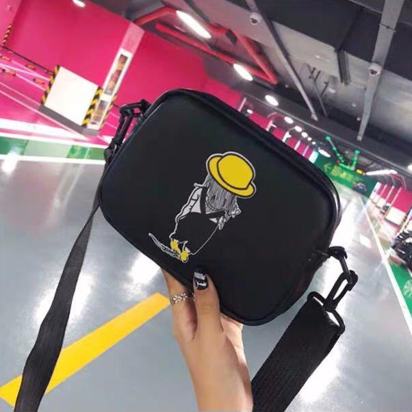 FINOM MELODY - Tas Selempang Wanita Korean Style Kekinian | Sling Bag Swag Harajuku