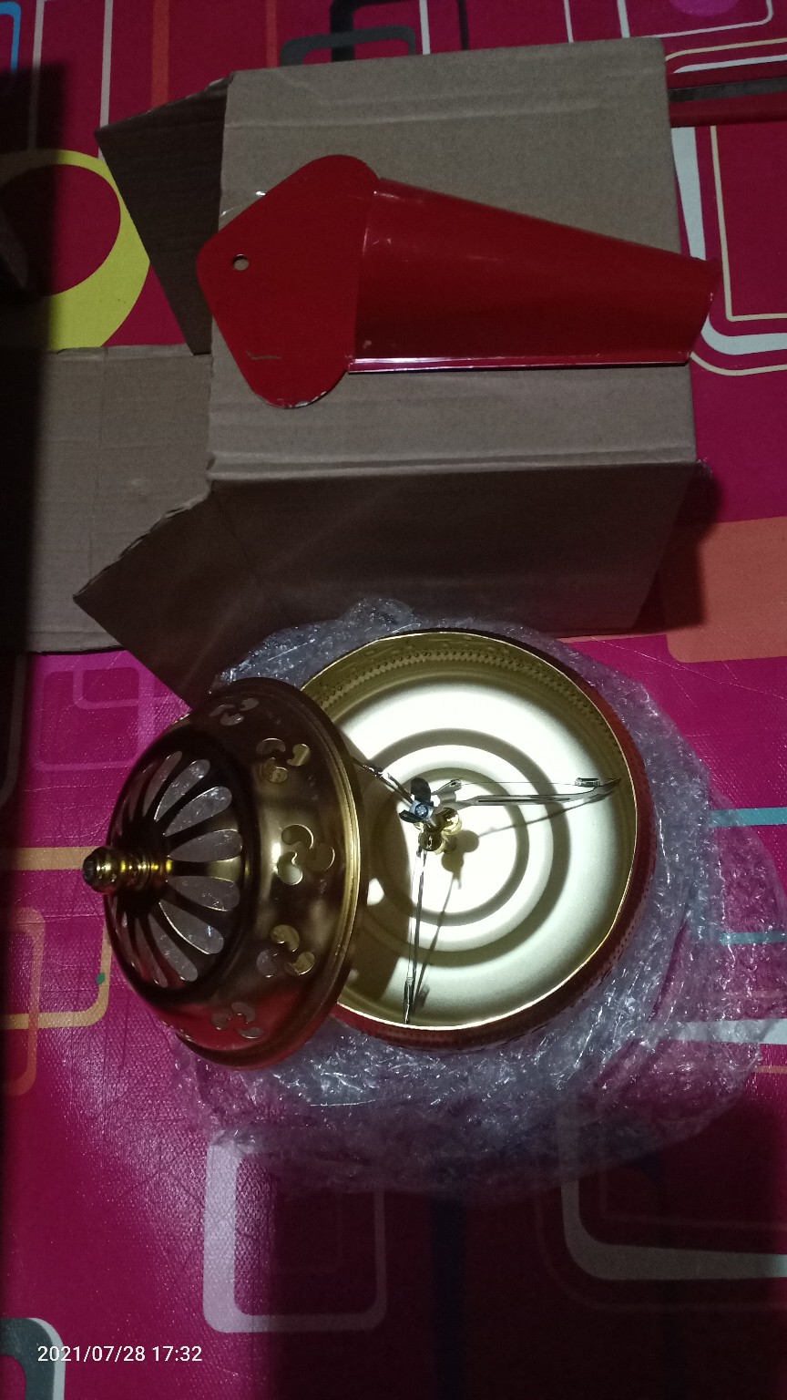 Hiolo Hio Lingkar Tempat Bakar Dupa Lingkar Gold 24 Jam Plus Tutup