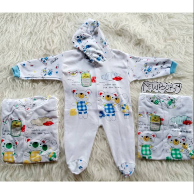 Baju Jumper Tutup Kaki Newborn