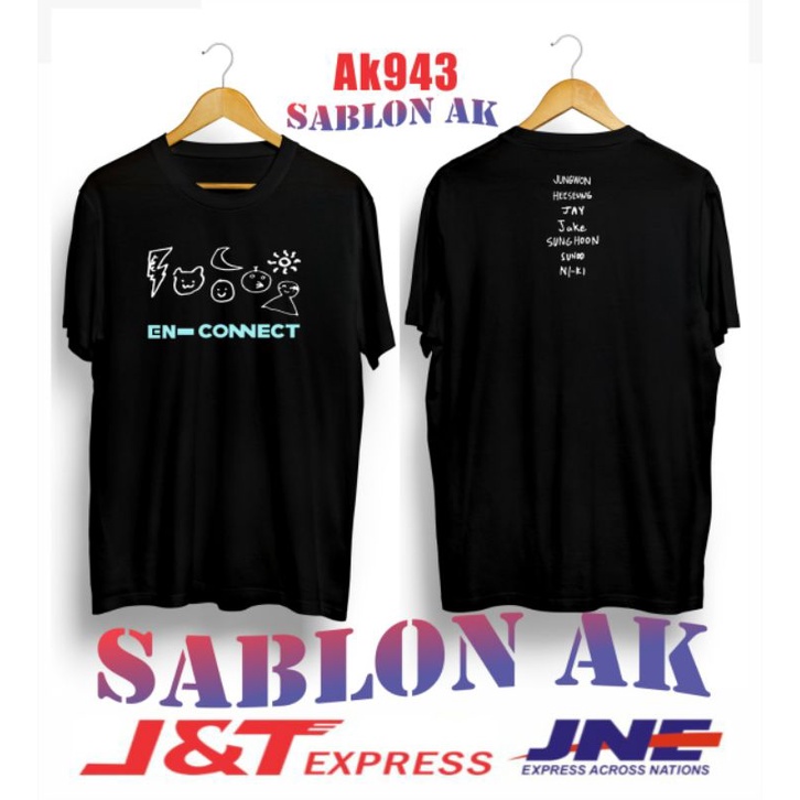 MURAH!!! KAOS BTS EN CONNECT SK943 ADA BANYAK WARNA