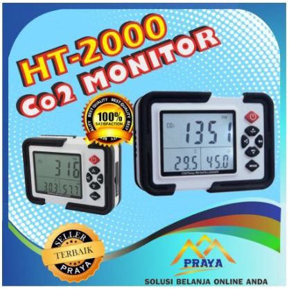 HT-2000 DIGITAL CARBON DIOXIDA CO2 DATA LOGGER SENSORS DETECTOR HT2000