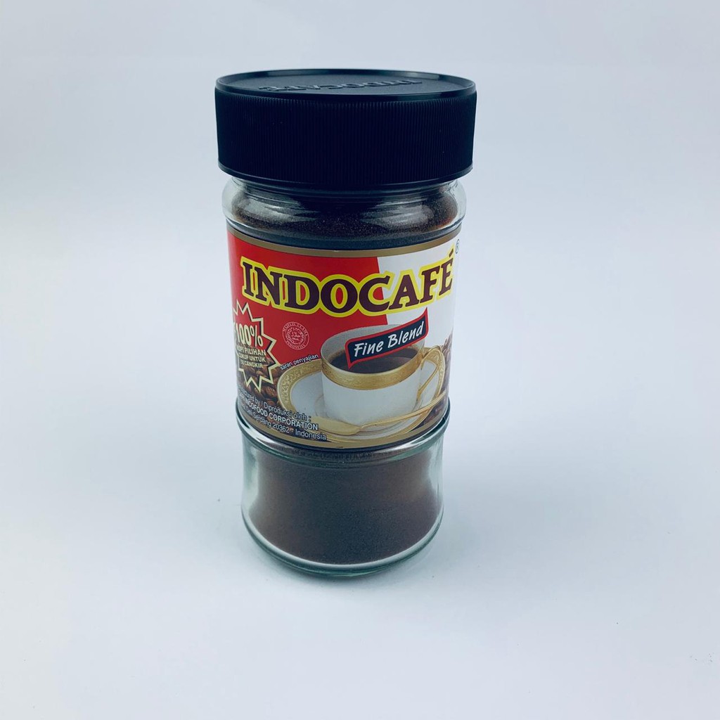 Indocafe  / fine blend / Serbuk Kopi / Botol 100g