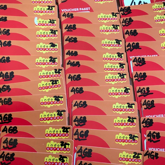 Voucher Indosat 4GB
