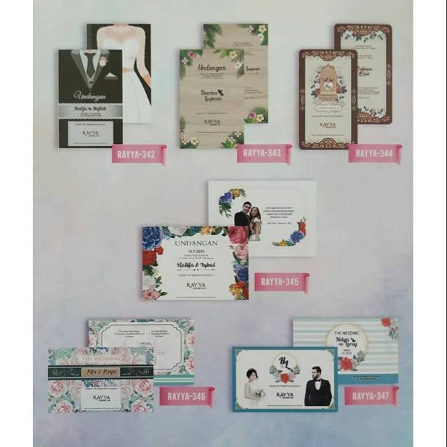 Contoh undangan pernikahan kode rayya