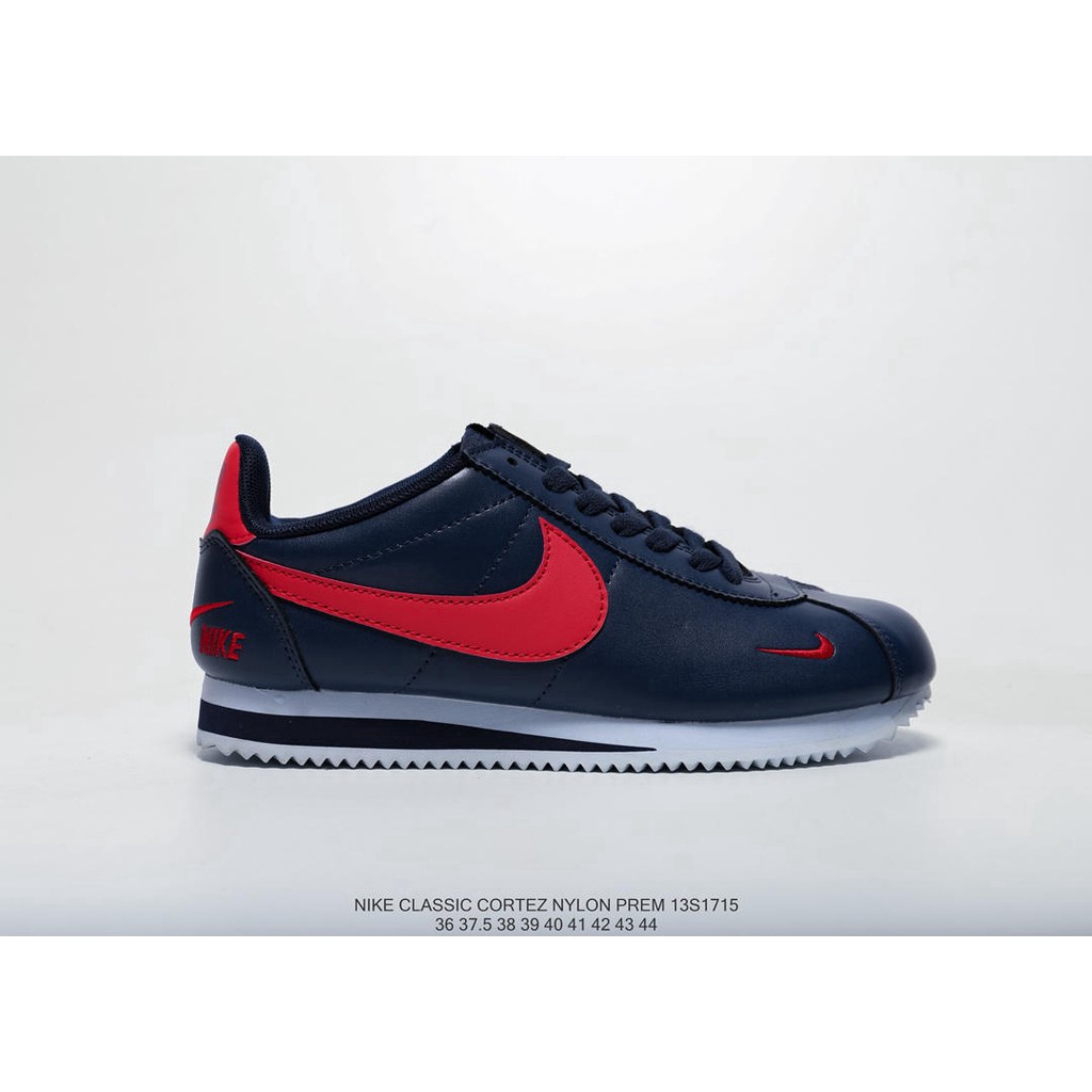 nike cortez biru