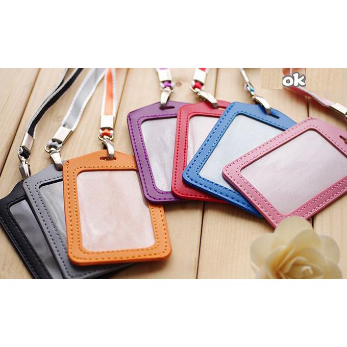 

NAME TAG kulit pu. GANTUNGAN ID CARD, KALUNG ID CARD WATERPROOF