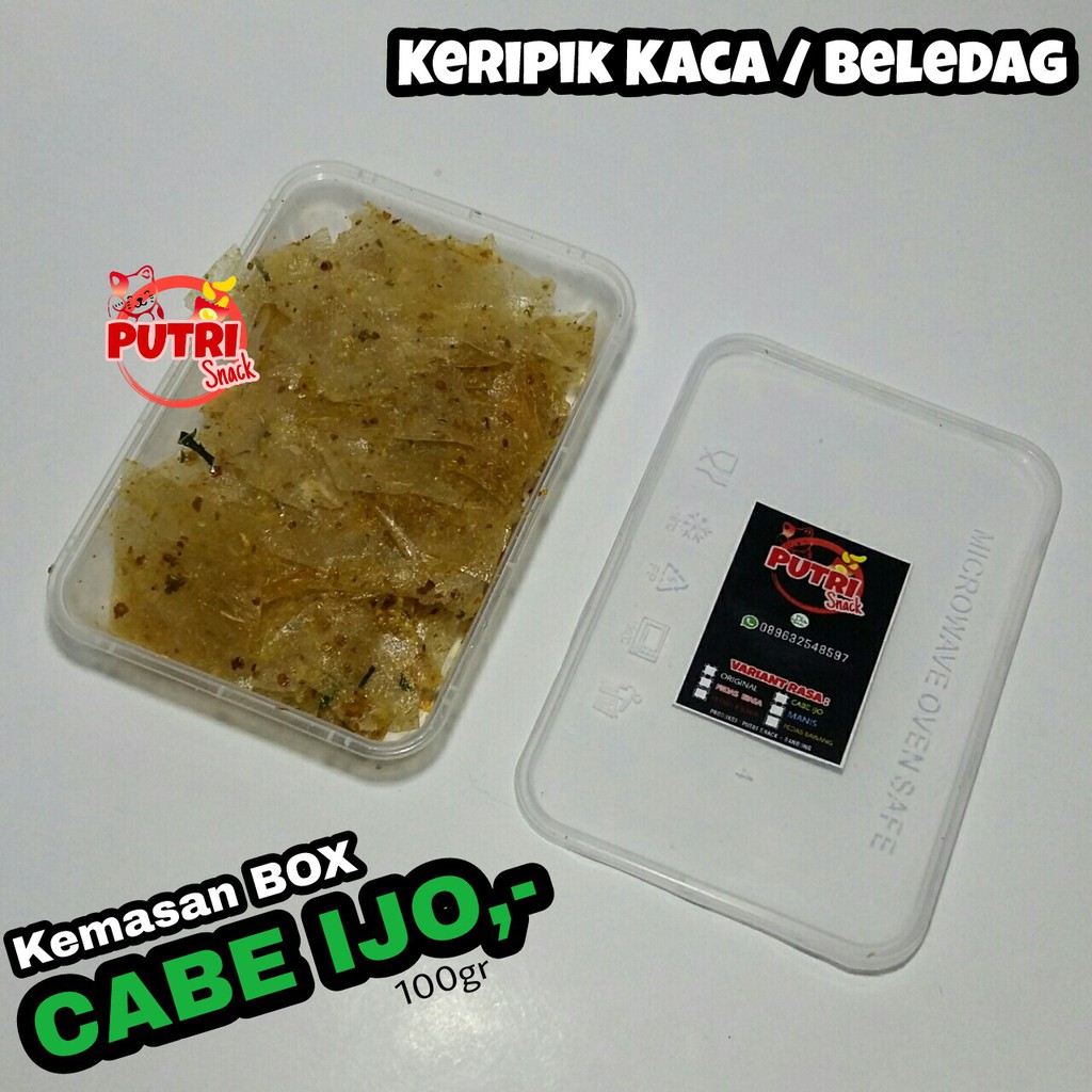 Keripik Kaca Beledag Kemasan Box Extra Daun Jeruk