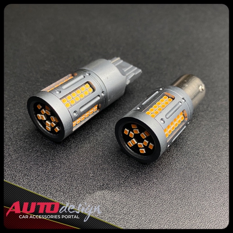 Lampu Led Mobil T20 7440 1156 BAU15S - 84 Mata Chip 2016 Alumunium No Hyperflash