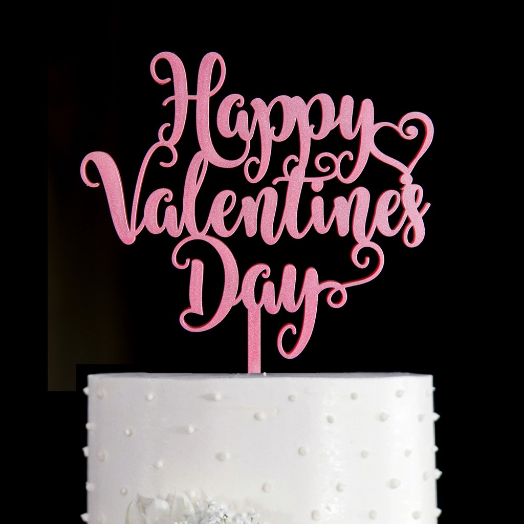 

Happy Valentine's Day Cake Topper
