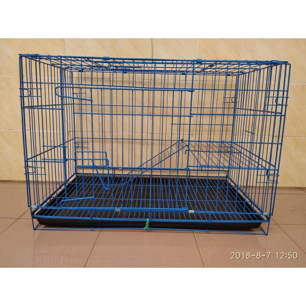 Kandang kucing Tingkat Besar Besi Lipat ukuran xl P75 (Kode : 03NR)