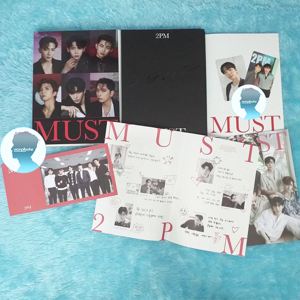 2PM 7th Album Must unsealed Junho Wooyoung Chansung Maknae line Photocard