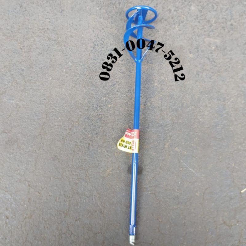 mixer instan alat pengaduk mortal, cat, semen mu size 60 × 400 mm merek tjap mata mata bor pengaduk 