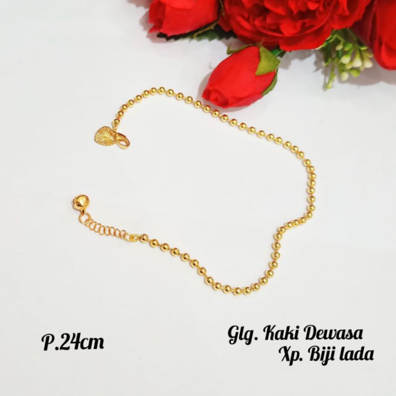 Gelang Tangan Dewasa&amp;Gelang kaki Dewasa,perhiasan Gold Dan Emas Korea tidak karat *COD*