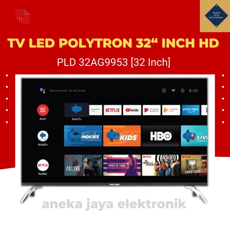 LED TV POLYTRON 32” Inch HD PLD 32AG9953 [32 Inch] TV LED Polytron