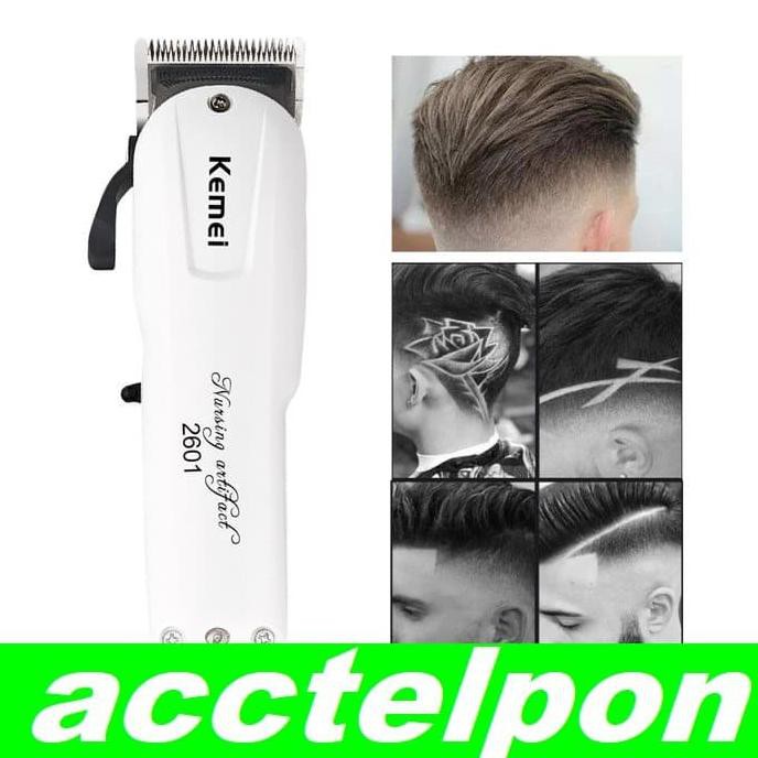 COD AKTIF]] KEMEI KM-2600 Professional Rechargeable Electric Hair Clipper Cordless - km 2601
