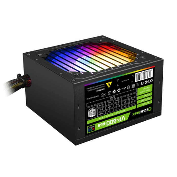 Power Supply GAMEMAX VP-600 RGB - 600W 80+