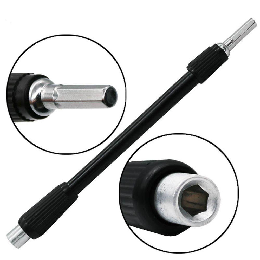 Populer Shaft Fleksibel Tahan Lama Untuk Bor Elektronik 132mm Hex Electric Drill Connecting