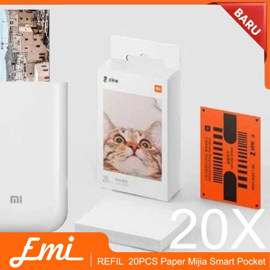 Refill Paper Mijia Smart Pocket Photo Printer AR Refill Kertas