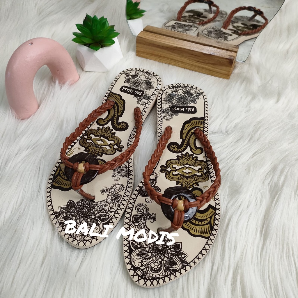 SANDAL WANITA JEPIT ETNIK BALI