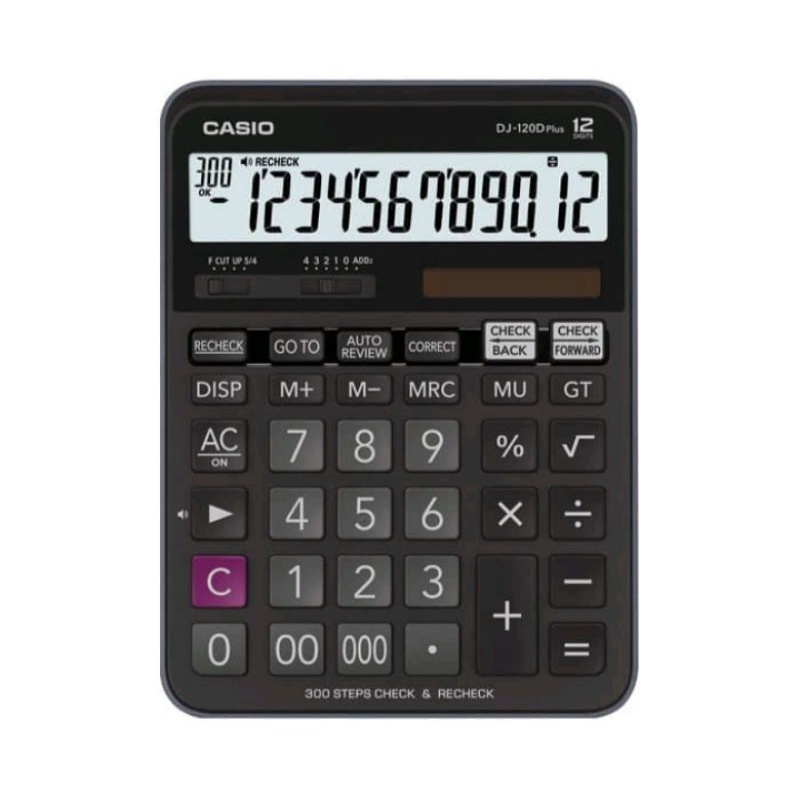 

Kalkulator Casio DJ 120D Plus Calculator Check Correct