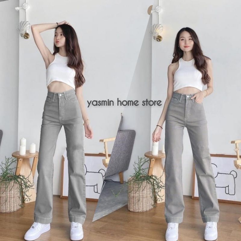 BF CELANA KULOT JEANS WANITA//KULOT PUTIH//KULOT HITAM//KULOT LILAC//KULOT ARMY