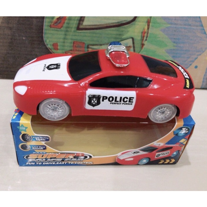 Mainan Mobil Police Baterai Super Police Car