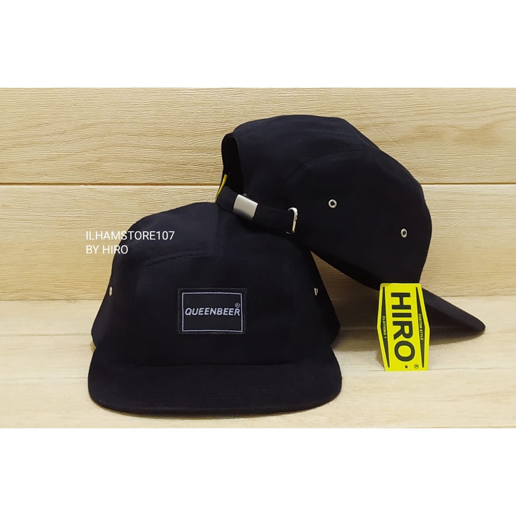 [COD]Topi Snapback Bordir QUENBER Lima Panel New Model/Topi Hip-Hop/Topi Keren