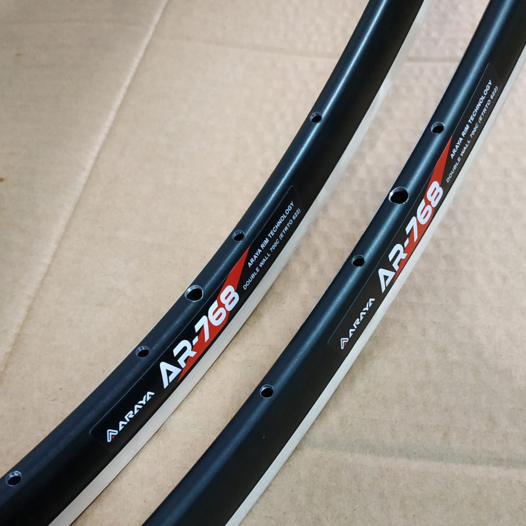 Rim Velg balap fixie Araya AR 768 700C 32H Roadbike Fixie
