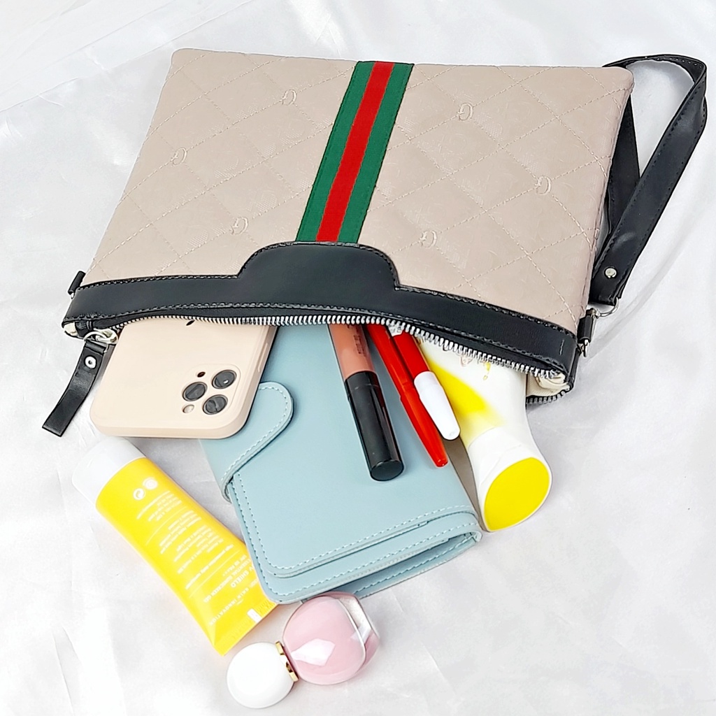 Tas Selempang Wanita Clutch Polos Ada Tali Pegangan Wristlet Hp Wanita Lokal Premium Quality KT083 KT084 KT085