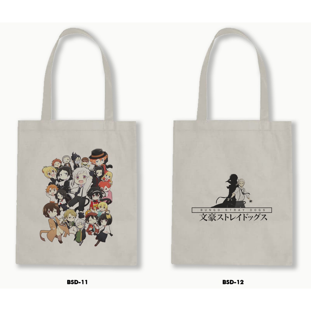 TOTE BAG RESLETING - BUNGOU STRAY DOGS / ANIME / MANGA 01