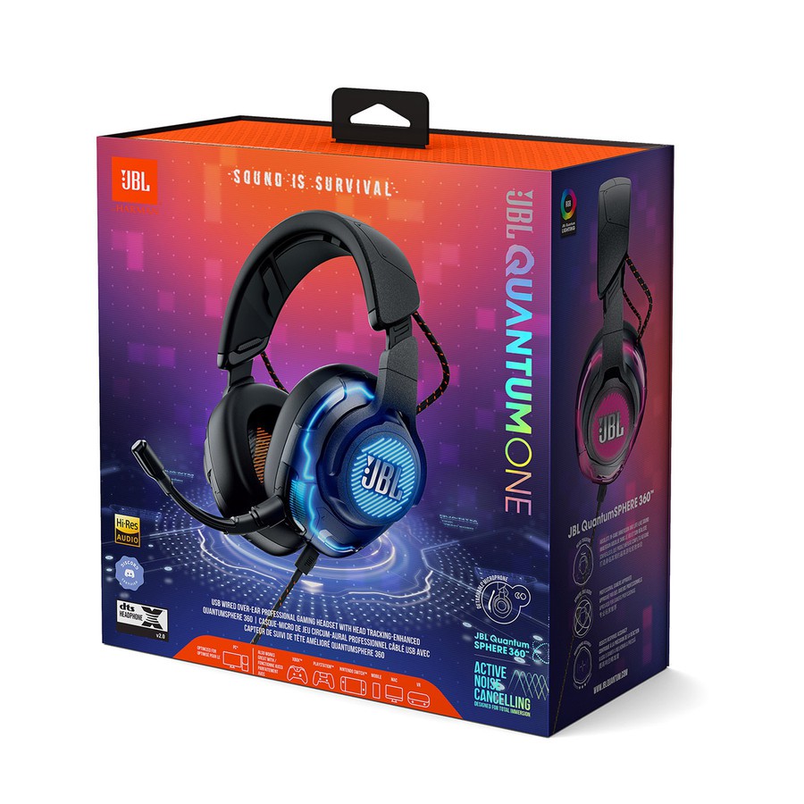 JBL Quantum ONE / QONE RGB QuantumSphere 360 USB Gaming Headset